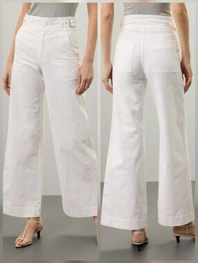 Joe's Jeans Double Buckle Wide Leg Sailor Trousers Size 26